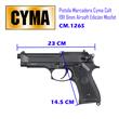 PISTOLA REPLICA M9/92F CYMA ELECTRICA