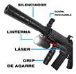 RIFLE M4 CON ACCESORIOS CYMA