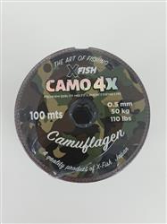 MULTIFILAMENTO CAMO XFISH 4X 100MTS 0,5