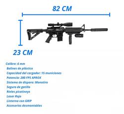 RIFLE M4 CON ACCESORIOS CYMA