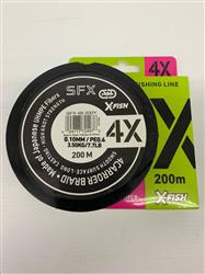 MULTIFILAMENTO SFX 4X 200M 0,10mm EN BLANCO Y GRIS