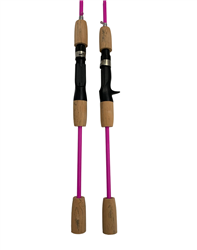 CAÑA XFISH PINK  1.65 MTS 2 TRAMOS 8-17LBS PARA BAITCASTING